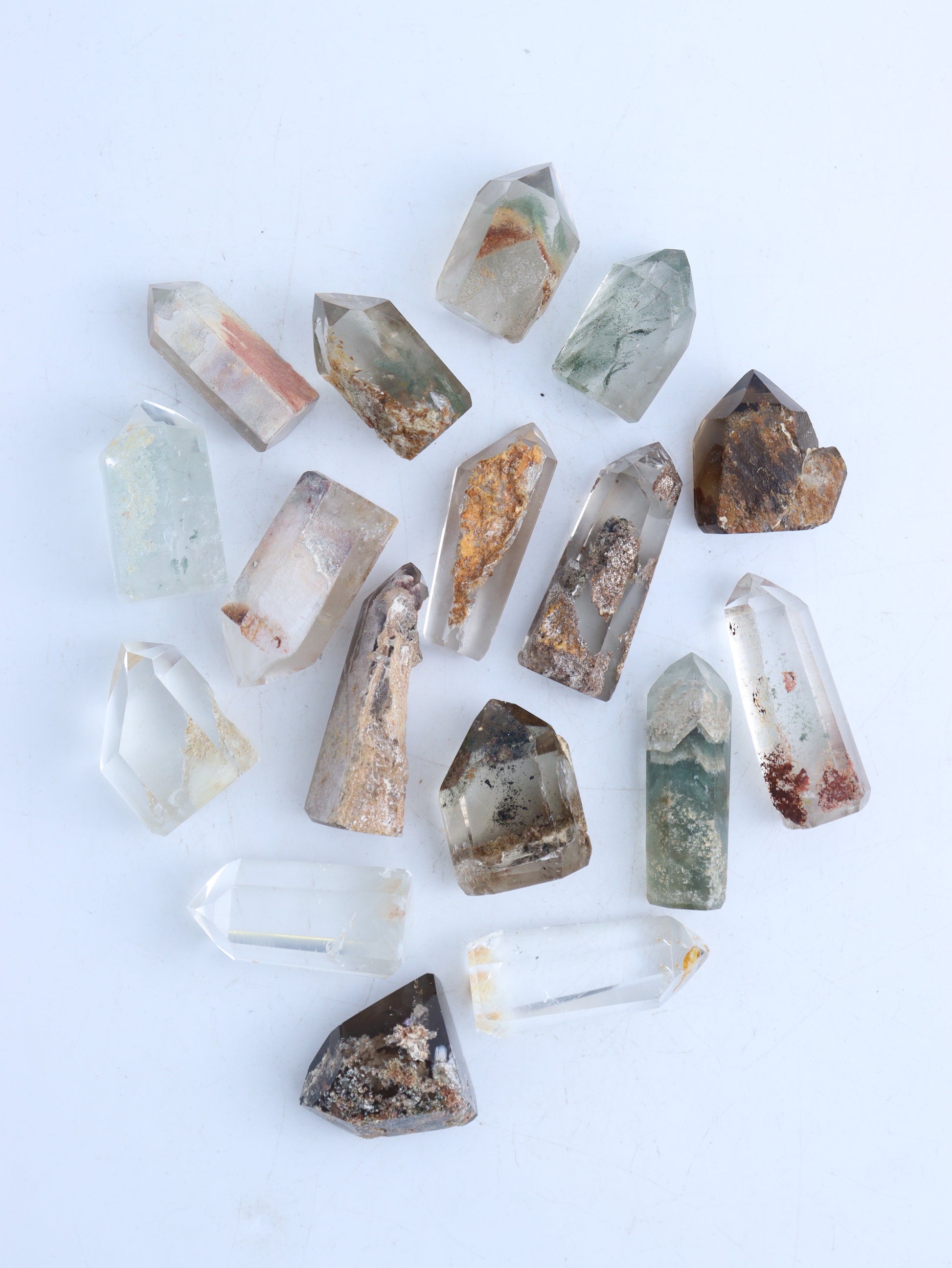 Green Quartz Towers - Expert Wholesale and Supplier of Wholesale Crystals & Bulk Gemstones, ["Green Quartz","Towers"]