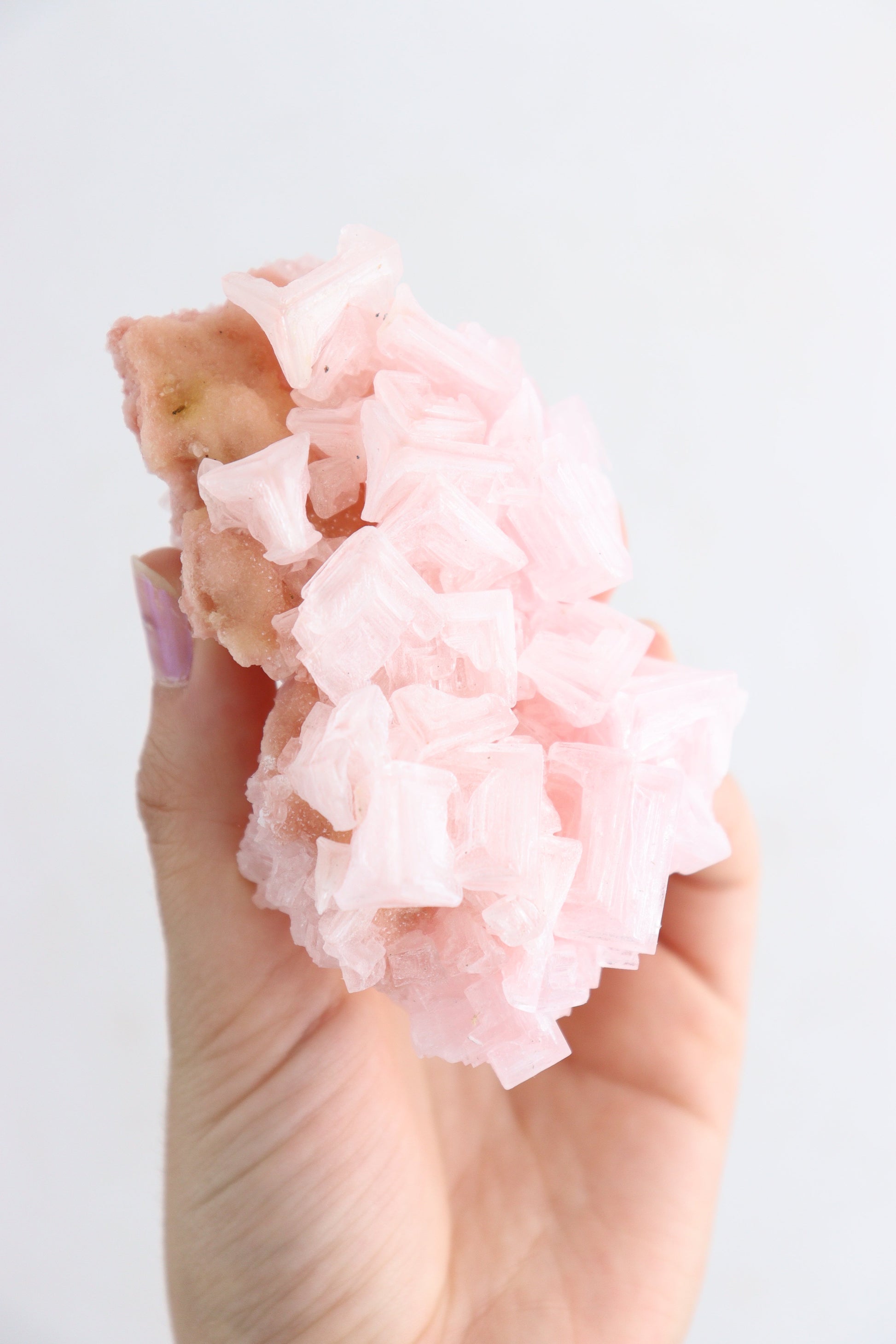 Pink Halite Flat - Expert Supplier of Wholesale Crystals & Bulk Gemstones