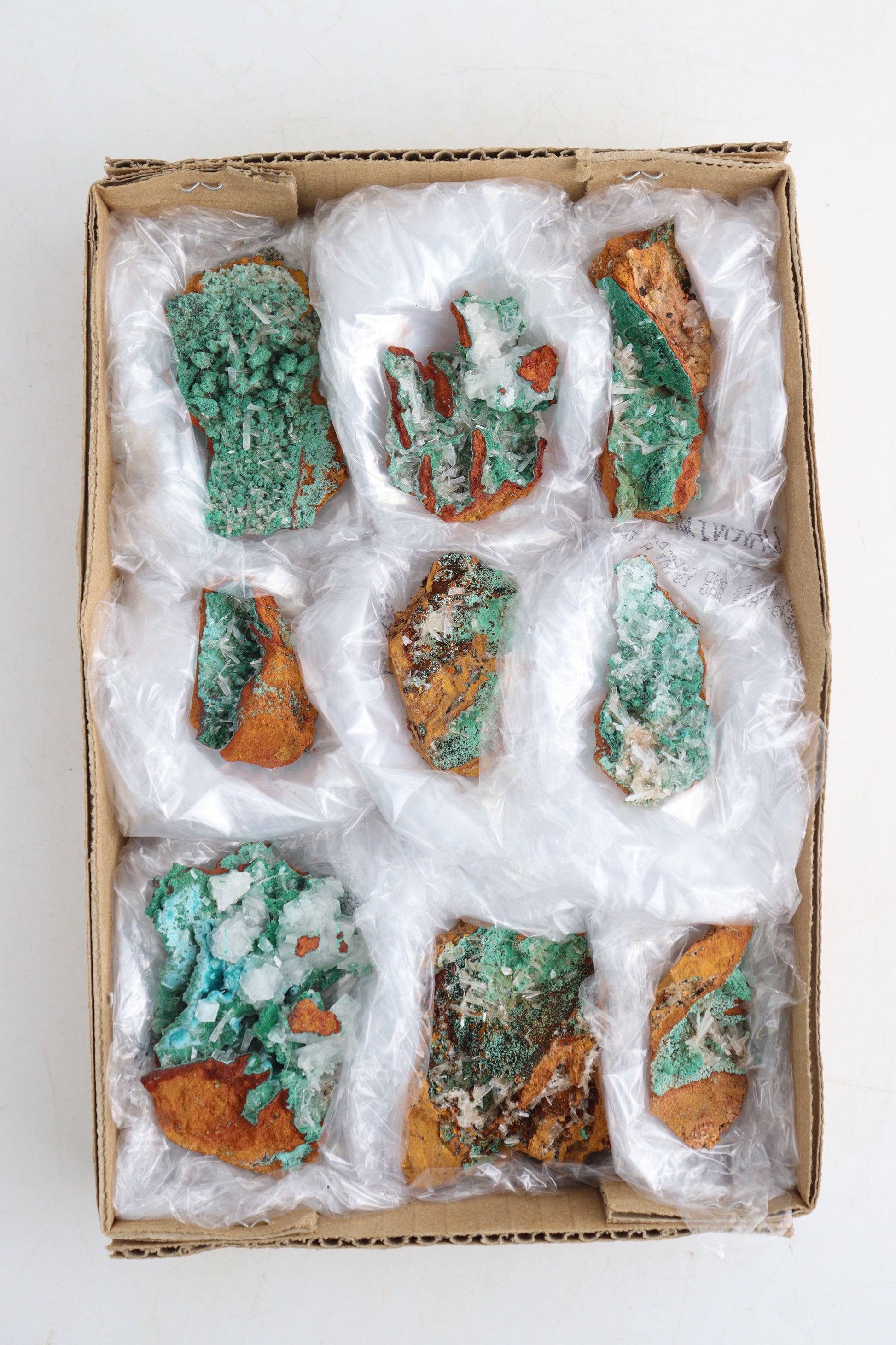 Hemimorphite Cluster Flat - Expert Supplier of Wholesale Crystals & Bulk Gemstones