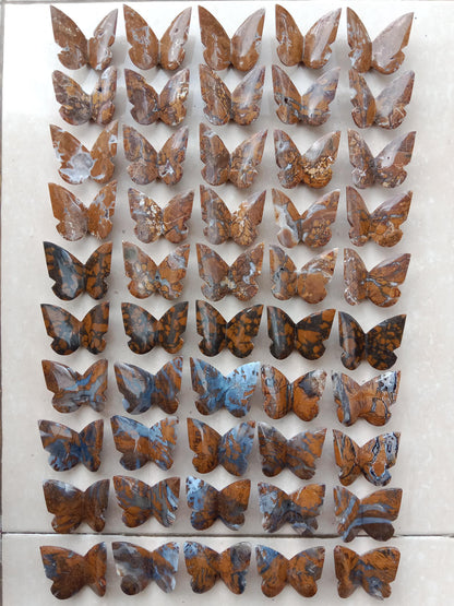 One Brecciated Jasper Butterfly - Expert Wholesale and Supplier of Wholesale Crystals & Bulk Gemstones, ["Brecciated Jasper","Butterflies","Butterfly","jasper"]