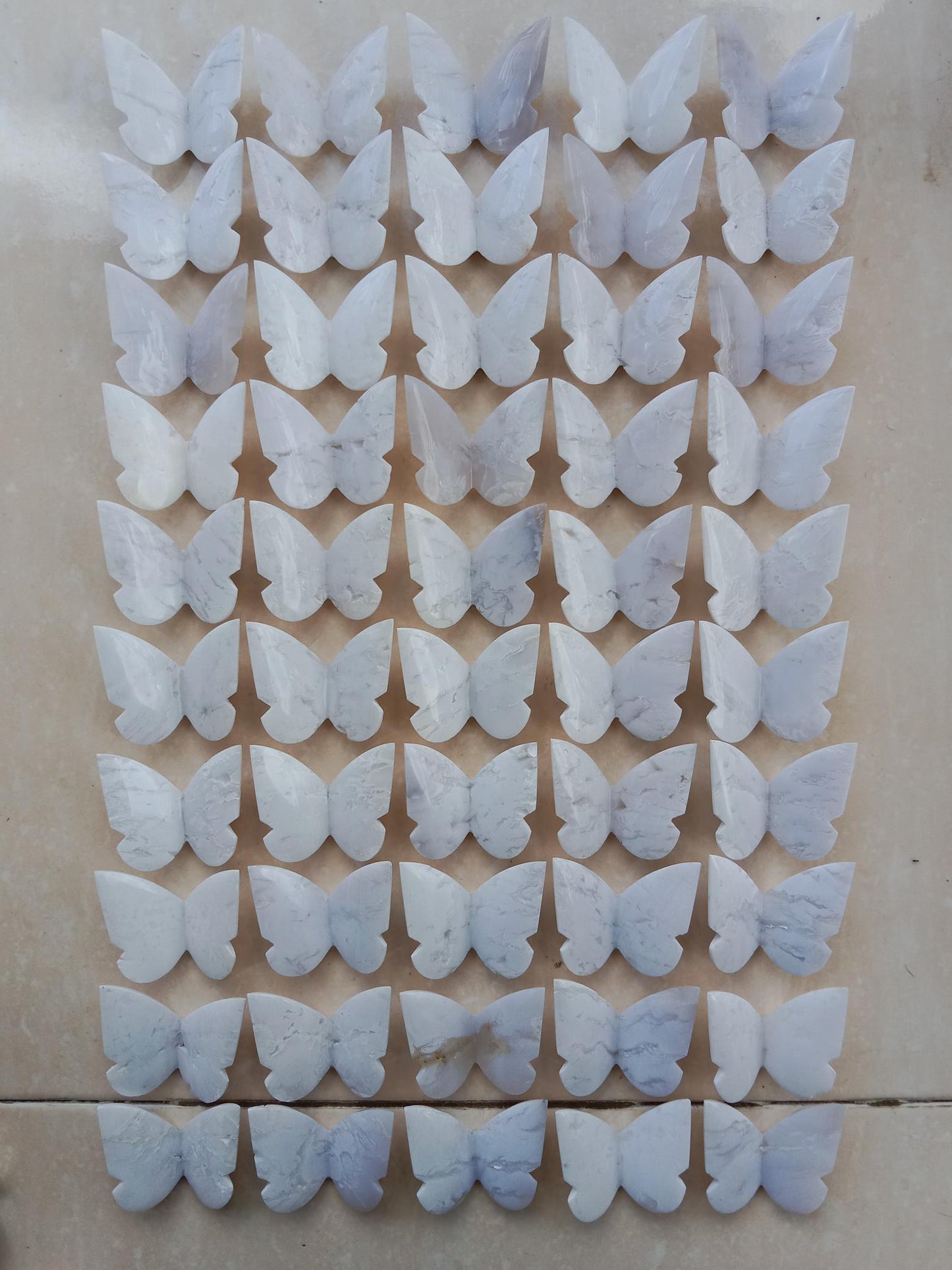 Plume Agate Butterflies Set of 10 - Expert Wholesale and Supplier of Wholesale Crystals & Bulk Gemstones, ["Agate","Butterflies","Butterfly","Plume Agate"]