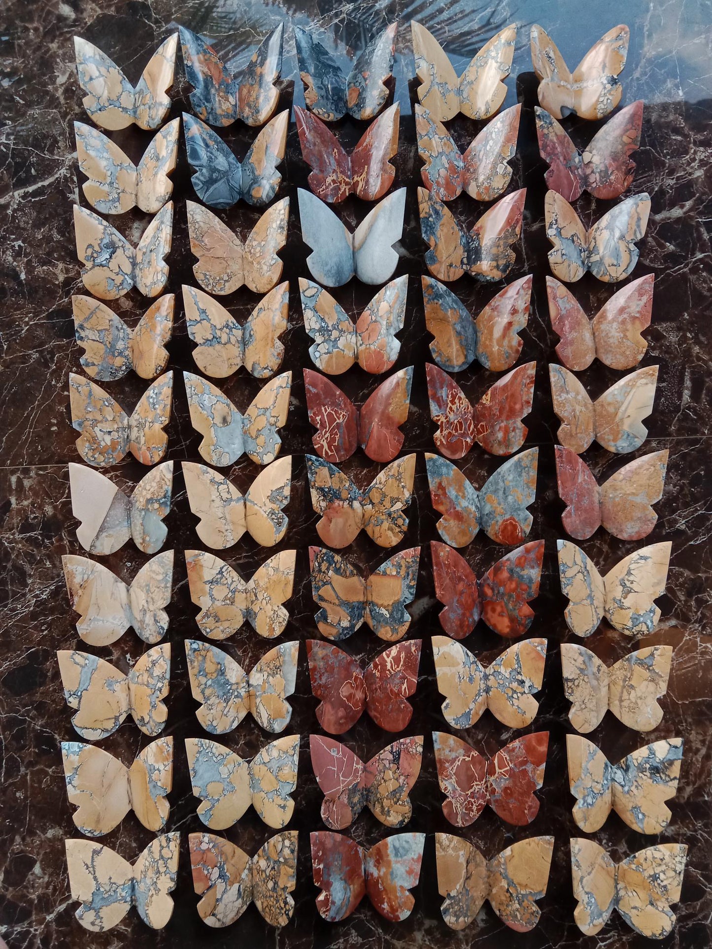 One Maligano Jasper Butterfly - Expert Wholesale and Supplier of Wholesale Crystals & Bulk Gemstones, ["Butterflies","Butterfly","jasper","Maligano Jasper"]