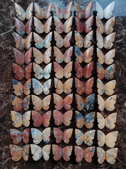 One Maligano Jasper Butterfly - Expert Wholesale and Supplier of Wholesale Crystals & Bulk Gemstones, ["Butterflies","Butterfly","jasper","Maligano Jasper"]