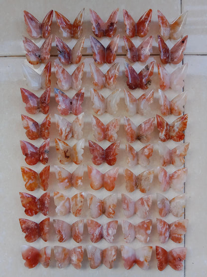 One Carnelian Butterfly - Expert Wholesale and Supplier of Wholesale Crystals & Bulk Gemstones, ["Butterflies","Butterfly","carnelian"]