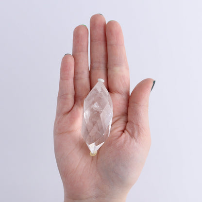 Quartz Faceted Double Points Set of 11 - Expert Wholesale and Supplier of Wholesale Crystals & Bulk Gemstones, ["Brazil","Clear Quartz","Mixed Carvings","Quartz"]