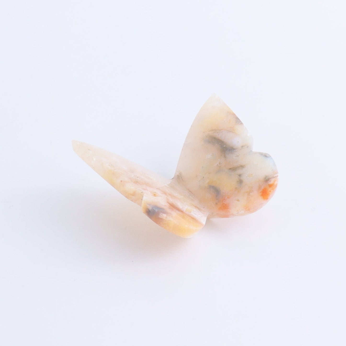 One Pink Plume Agate Butterfly - Expert Wholesale and Supplier of Wholesale Crystals & Bulk Gemstones, ["Agate","Butterflies","Butterfly","Pink Agate","Plume Agate"]