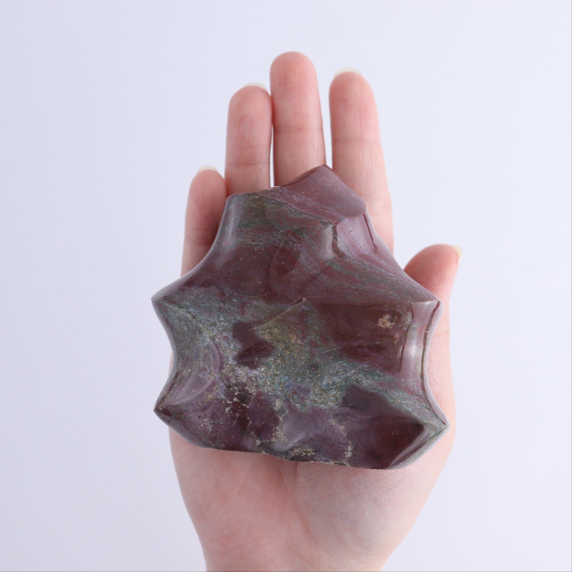 Ocean Jasper Flames Set of 5 - Expert Wholesale and Supplier of Wholesale Crystals & Bulk Gemstones, ["close_30","flames","jasper","Madagascar","Ocean Jasper"]