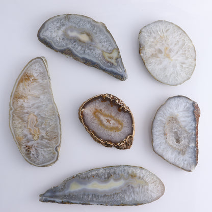 Agate Slices and Slabs Set of 6 - Expert Wholesale and Supplier of Wholesale Crystals & Bulk Gemstones, ["Agate","Brazil","Slices and Slabs"]