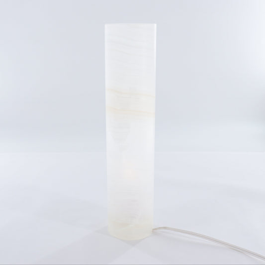 One White Smooth Onyx Lamp Blind - Expert Wholesale and Supplier of Wholesale Crystals & Bulk Gemstones, ["Lamps","Mexico","onyx"]