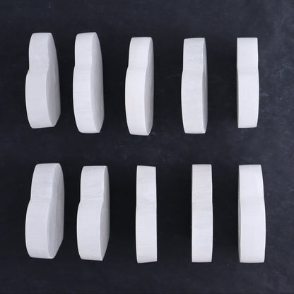 One Selenite (Satin Spar) Heart Flat 6 cm - 7 cm - Expert Wholesale and Supplier of Wholesale Crystals & Bulk Gemstones, ["close_30","Hearts","Morocco","Selenite"]