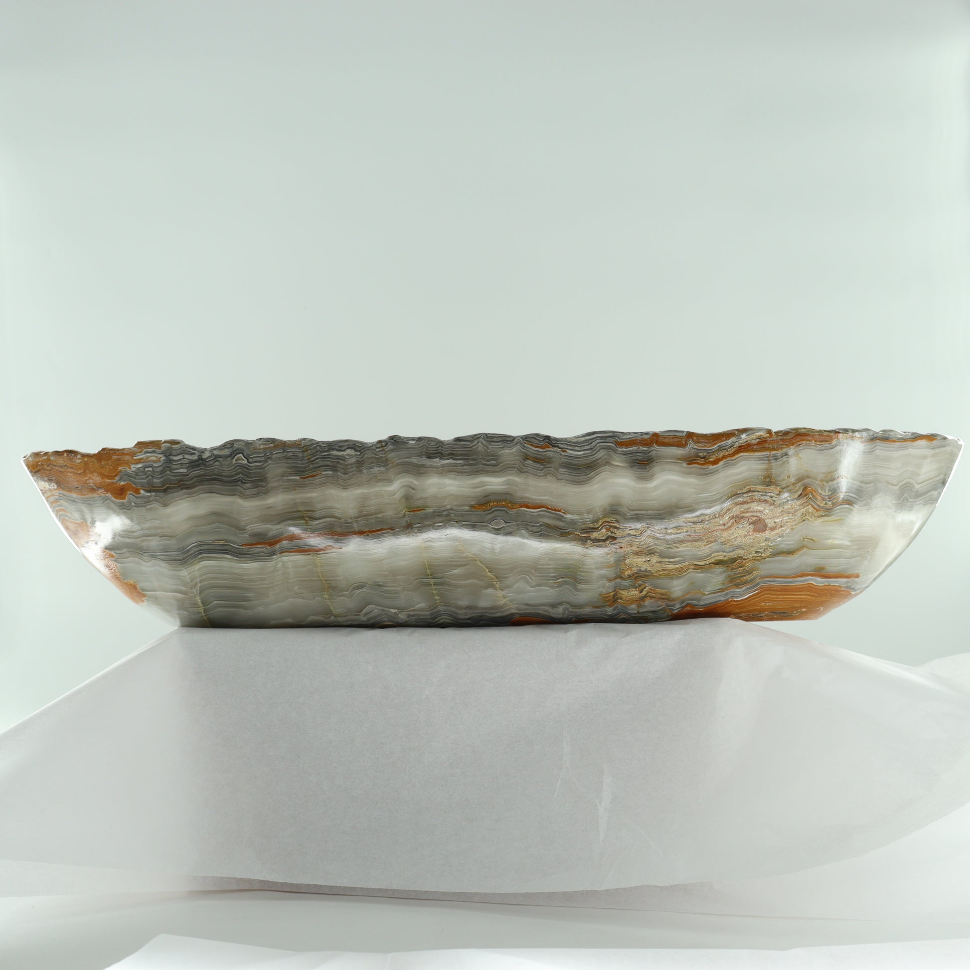 Onyx Canoe Bowl - Expert Wholesale and Supplier of Wholesale Crystals & Bulk Gemstones, ["Bowls","canoe","Mexico","onyx"]