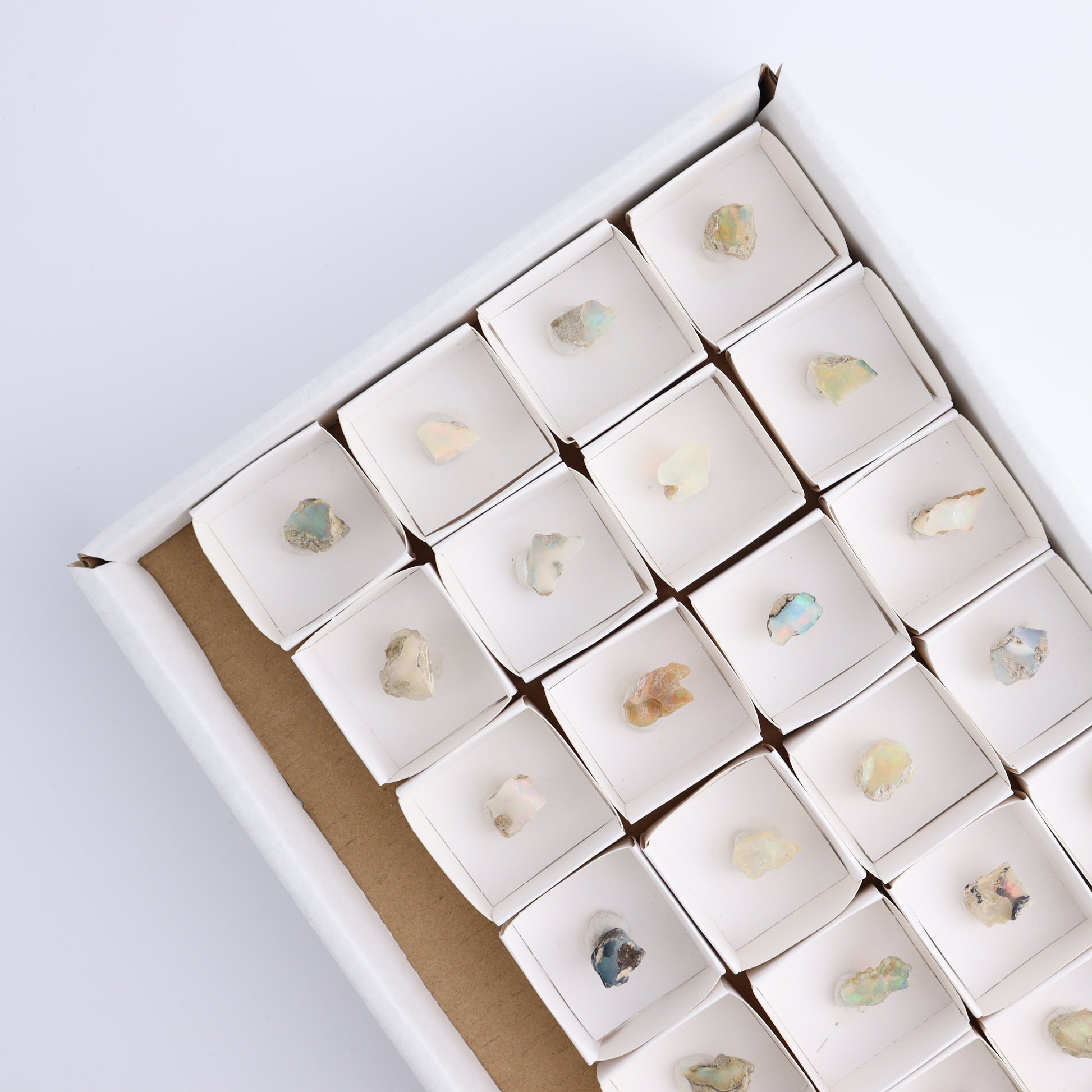 Ethiopian Opal Set of 24 - Expert Wholesale and Supplier of Wholesale Crystals & Bulk Gemstones, ["Ethiopia","ethiopian opal","Opal"]