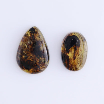 Chiapas Mexico Amber Cabs Set of 8 - Expert Wholesale and Supplier of Wholesale Crystals & Bulk Gemstones, ["Amber","Cabs","Chiapas Amber","Mexico"]