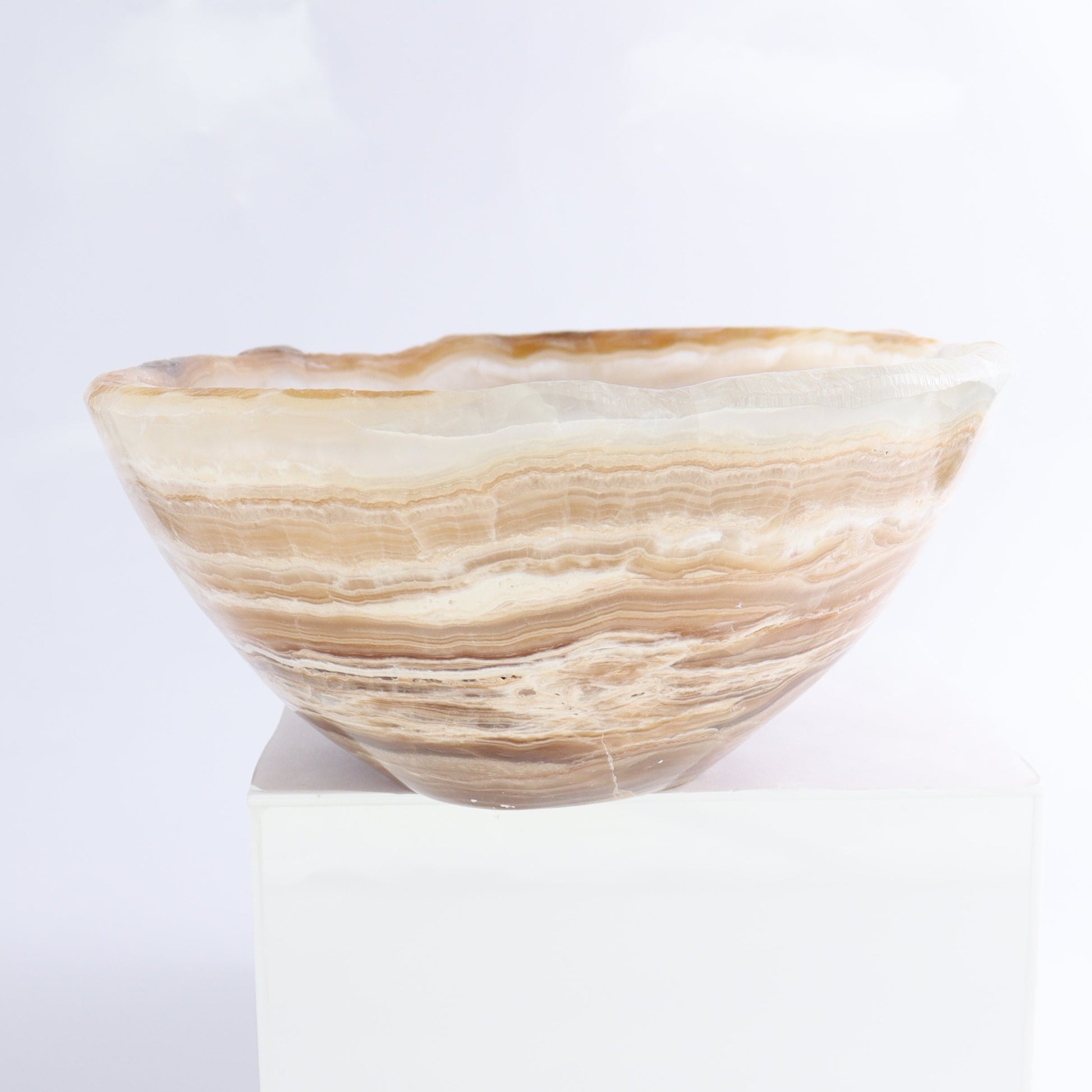 Mexican Onyx/Calcite Bowl - Expert Wholesale and Supplier of Wholesale Crystals & Bulk Gemstones, ["Bowls","Calcite","Mexico","onyx"]
