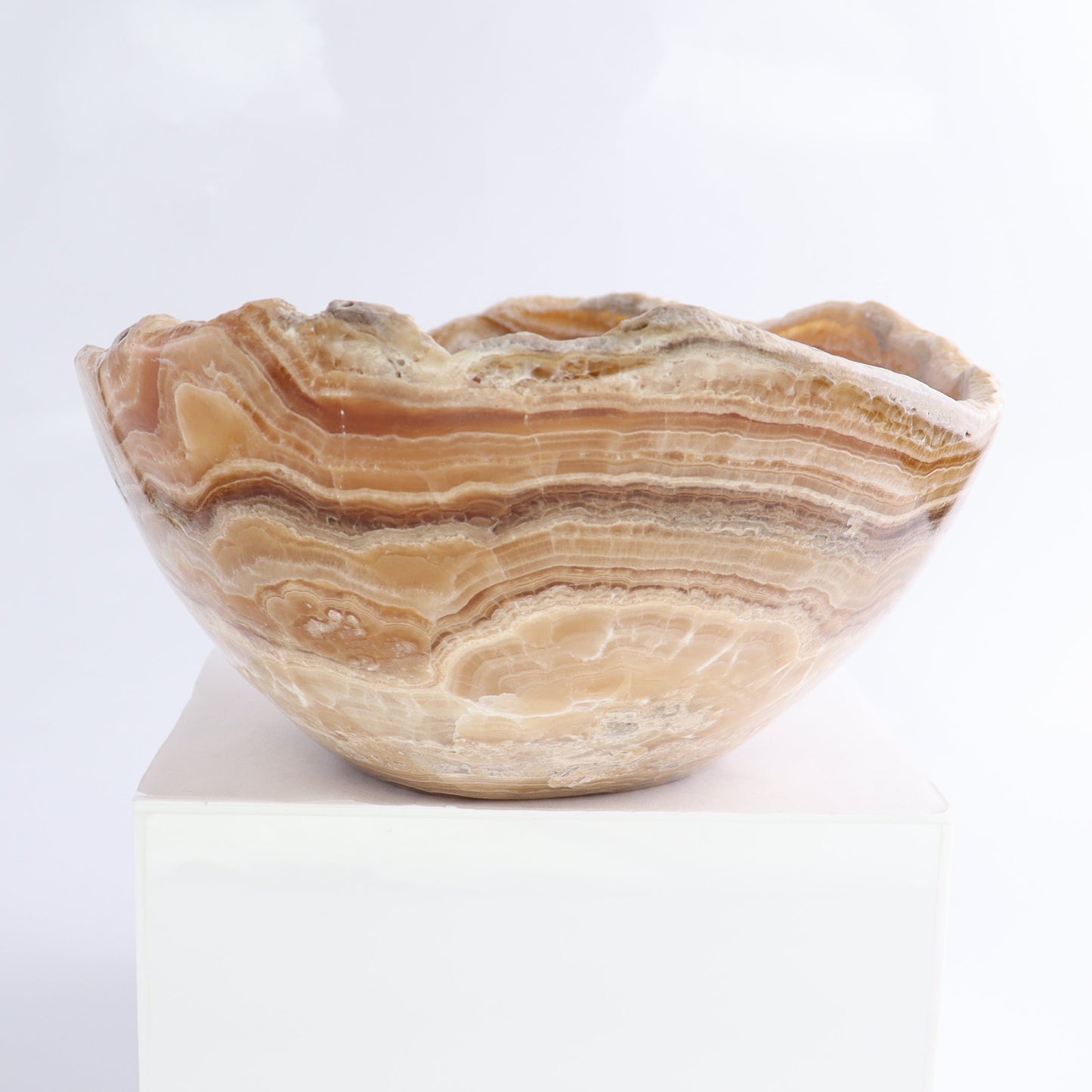 Mexican Onyx/Calcite Bowl - Expert Wholesale and Supplier of Wholesale Crystals & Bulk Gemstones, ["Bowls","Calcite","Mexico","onyx"]