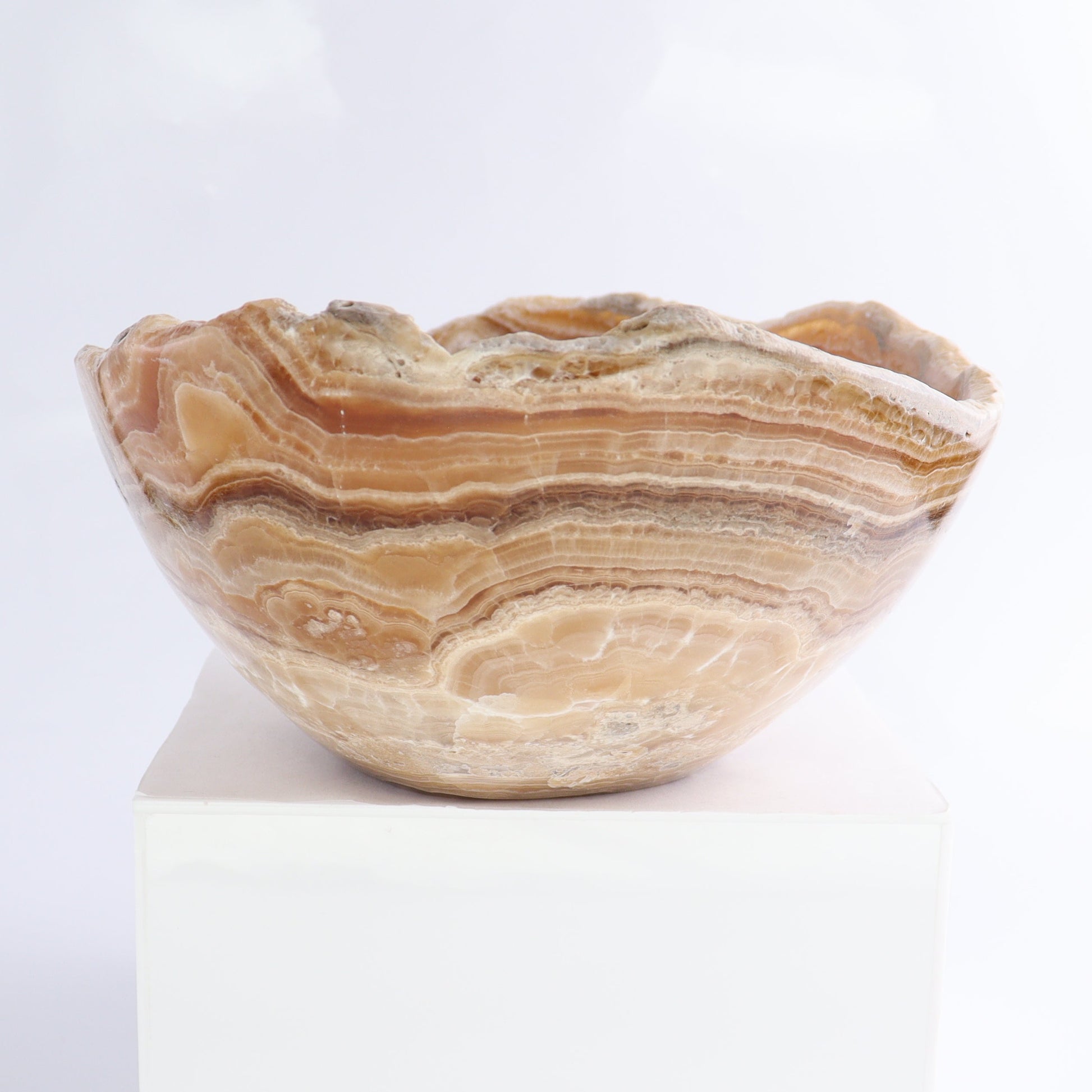 Mexican Onyx/Calcite Bowl - Expert Wholesale and Supplier of Wholesale Crystals & Bulk Gemstones, ["Bowls","Calcite","Mexico","onyx"]