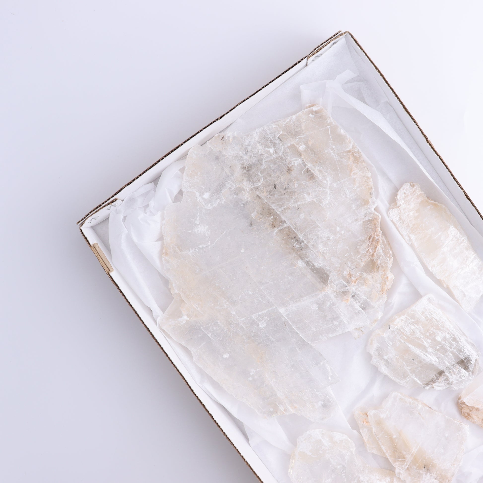Selenite Slices Set of 6 - Expert Wholesale and Supplier of Wholesale Crystals & Bulk Gemstones, ["selenite","Slices and Slabs"]