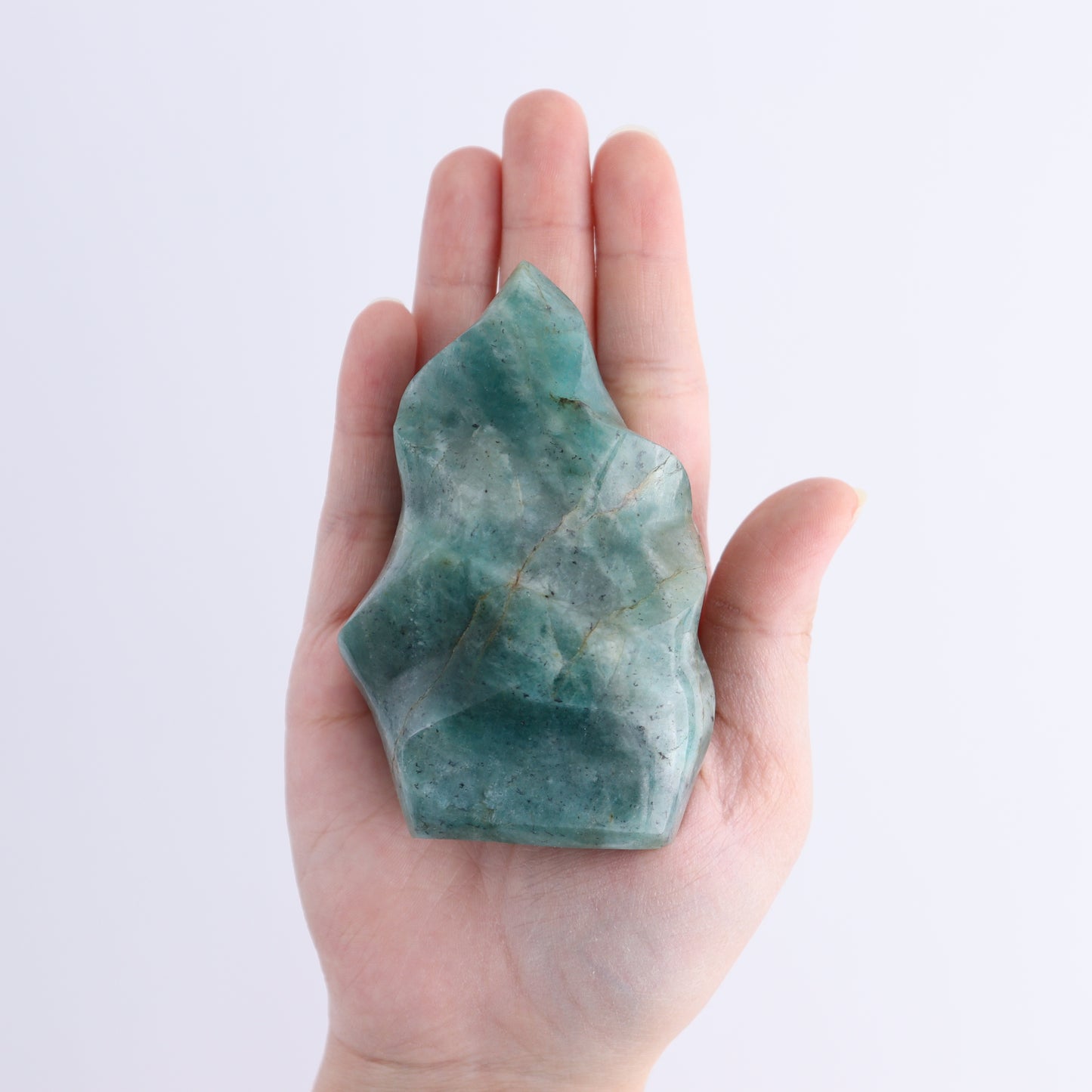 Amazonite Flames Set of 5 - Expert Wholesale and Supplier of Wholesale Crystals & Bulk Gemstones, ["Amazonite","close_30","flames","Madagascar"]