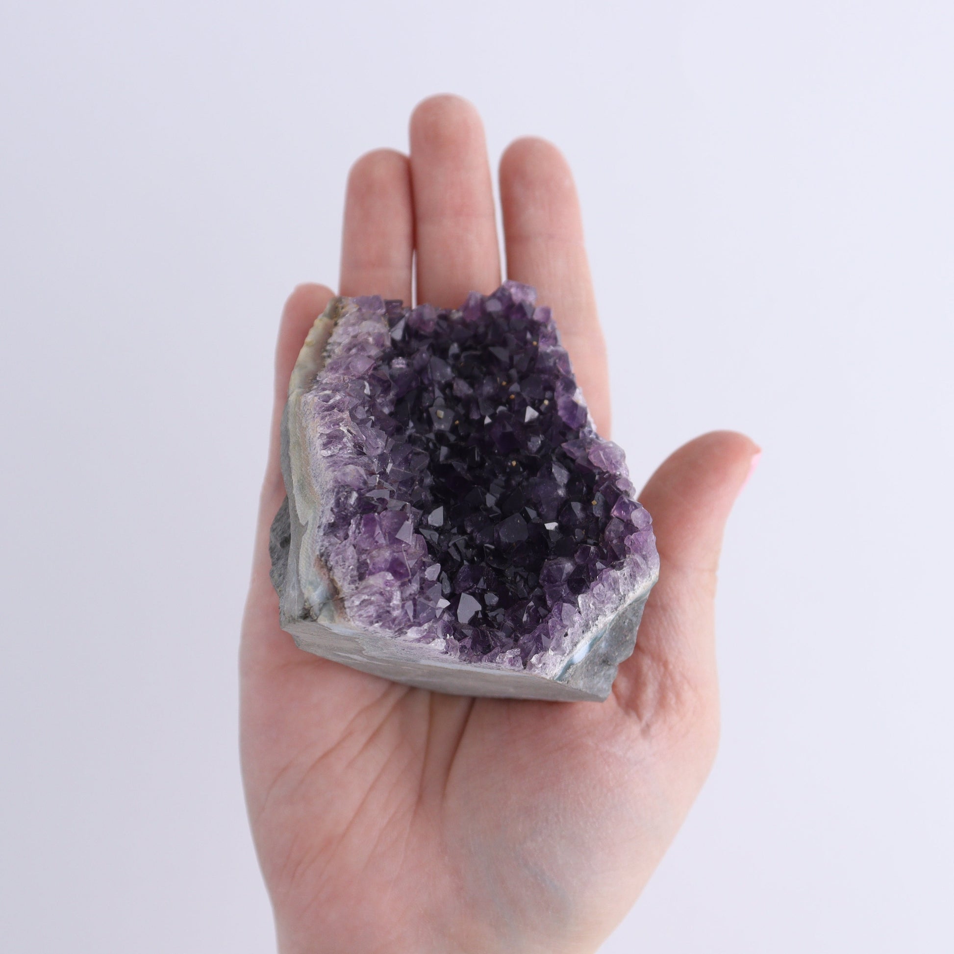 Uruguay Amethyst Cut Base Set of 4 - Expert Wholesale and Supplier of Wholesale Crystals & Bulk Gemstones, ["Amethyst","Cut Base","Uruguay"]