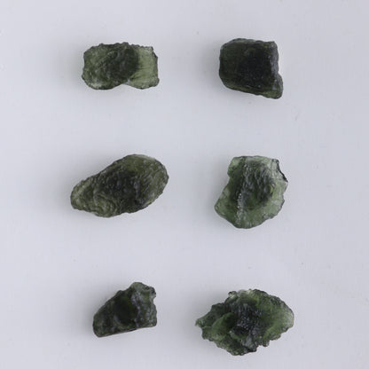 Moldavite Pieces Set of 6 - Expert Wholesale and Supplier of Wholesale Crystals & Bulk Gemstones, ["Czech Republic","Moldavite","Pieces"]