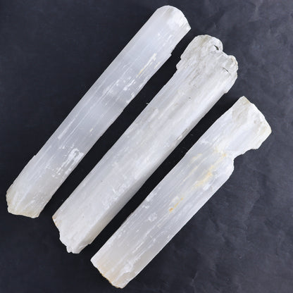 Selenite Logs Set of 3 - Expert Wholesale and Supplier of Wholesale Crystals & Bulk Gemstones, ["logs","selenite"]