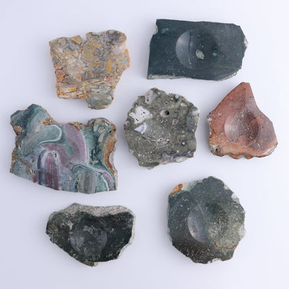 Ocean Jasper Sphere Holders Set of 7 - Expert Wholesale and Supplier of Wholesale Crystals & Bulk Gemstones, ["Madagascar","Ocean Jasper","sphere holder"]