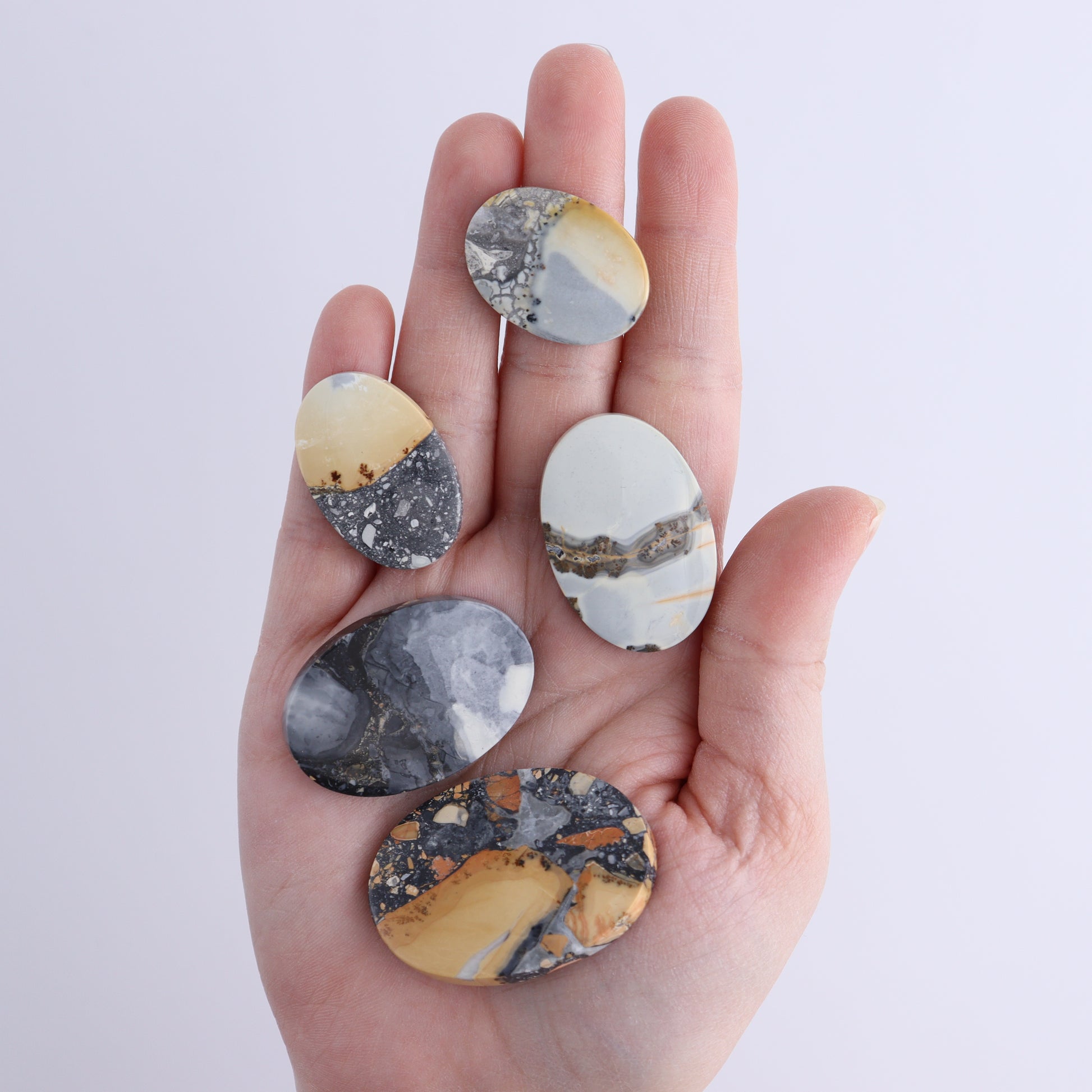 One Maligano Jasper Oval Cab - Expert Wholesale and Supplier of Wholesale Crystals & Bulk Gemstones, ["Cabs","jasper","Maligano Jasper","Oval"]