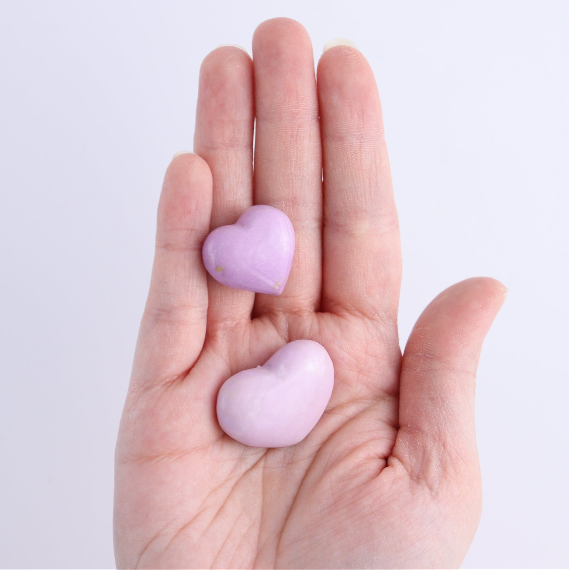 Phosphosiderite Hearts Set of 20 - Expert Wholesale and Supplier of Wholesale Crystals & Bulk Gemstones, ["Hearts","Phosphosiderite"]