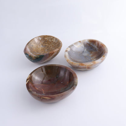 Ocean Jasper Bowls Set of 3 - Expert Wholesale and Supplier of Wholesale Crystals & Bulk Gemstones, ["Bowls","Ocean Jasper"]