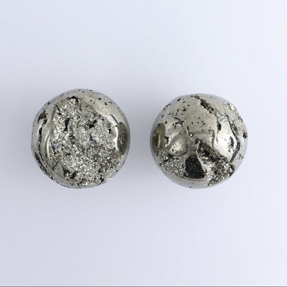 Pyrite Spheres Set of 2
