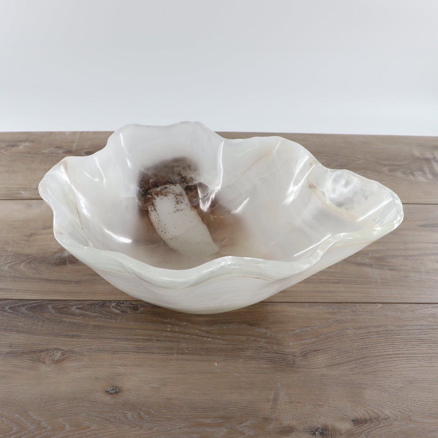 Mexican Onyx/Calcite Bowl 15"