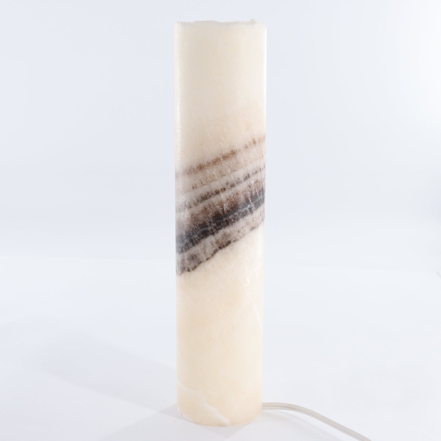 One White with Banding Onyx Lamp Blind - Expert Wholesale and Supplier of Wholesale Crystals & Bulk Gemstones, ["Lamps","Mexico","onyx"]