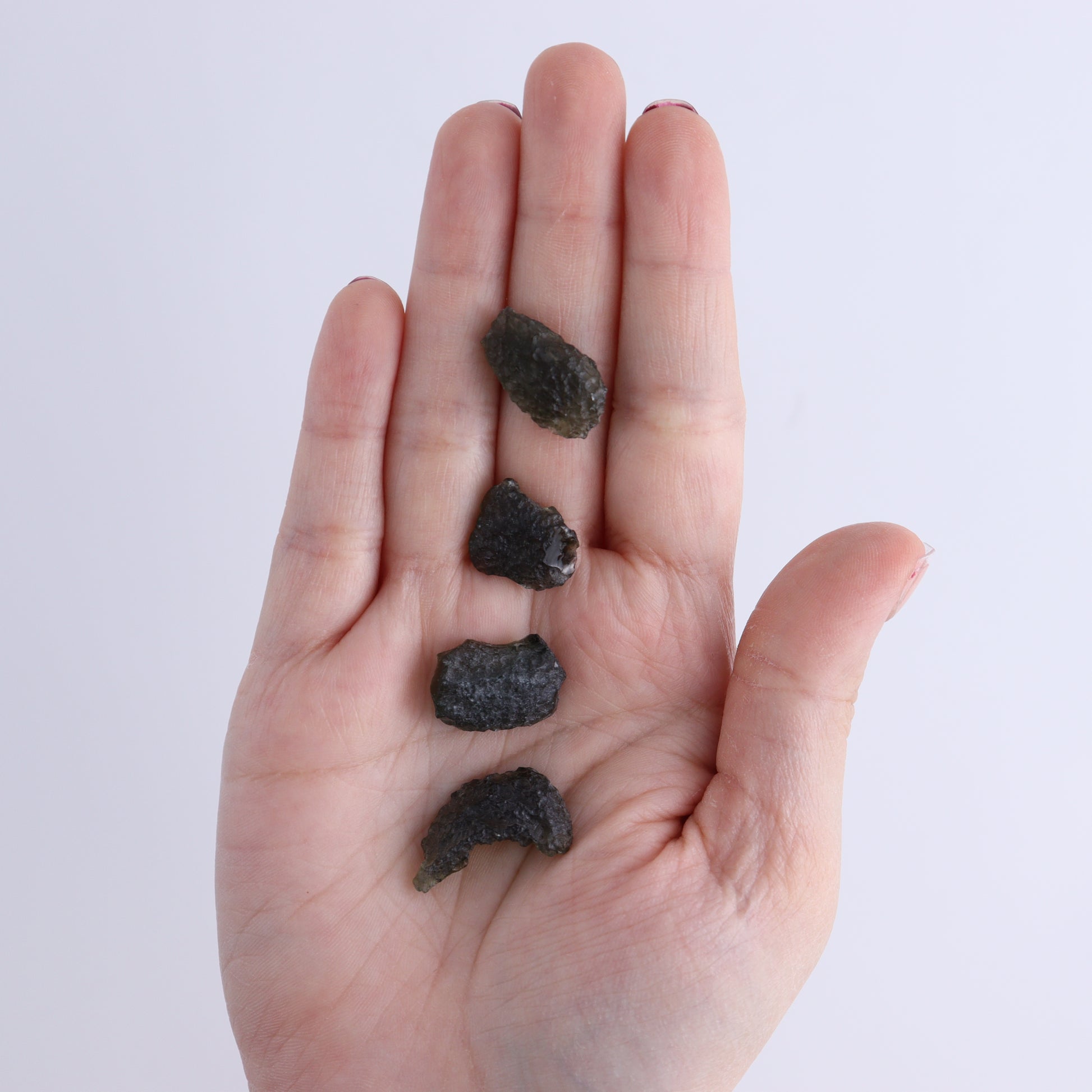 Moldavite Pieces Set of 6 - Expert Wholesale and Supplier of Wholesale Crystals & Bulk Gemstones, ["Czech Republic","Moldavite","Pieces"]