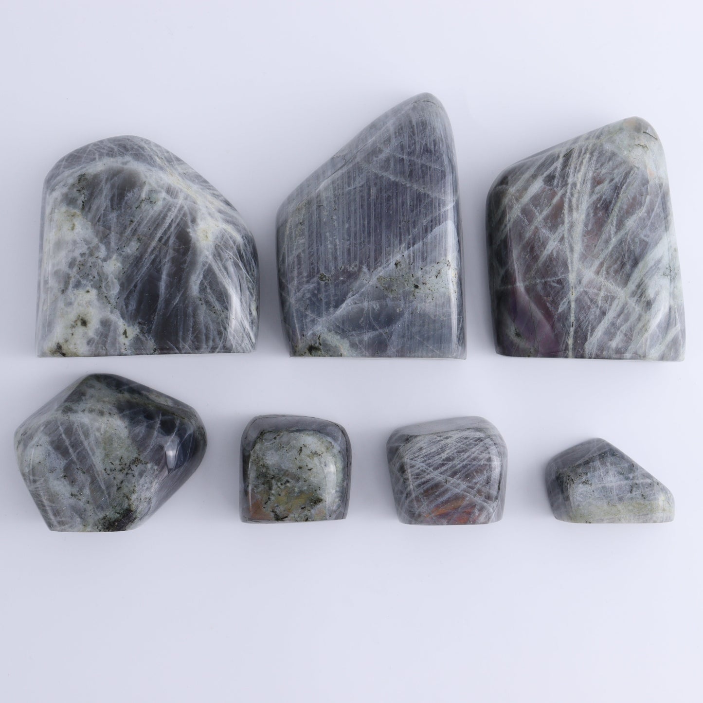 Labradorite Freeform Set of 6 - Expert Wholesale and Supplier of Wholesale Crystals & Bulk Gemstones, ["Freeforms","Labradorite","Madagascar"]