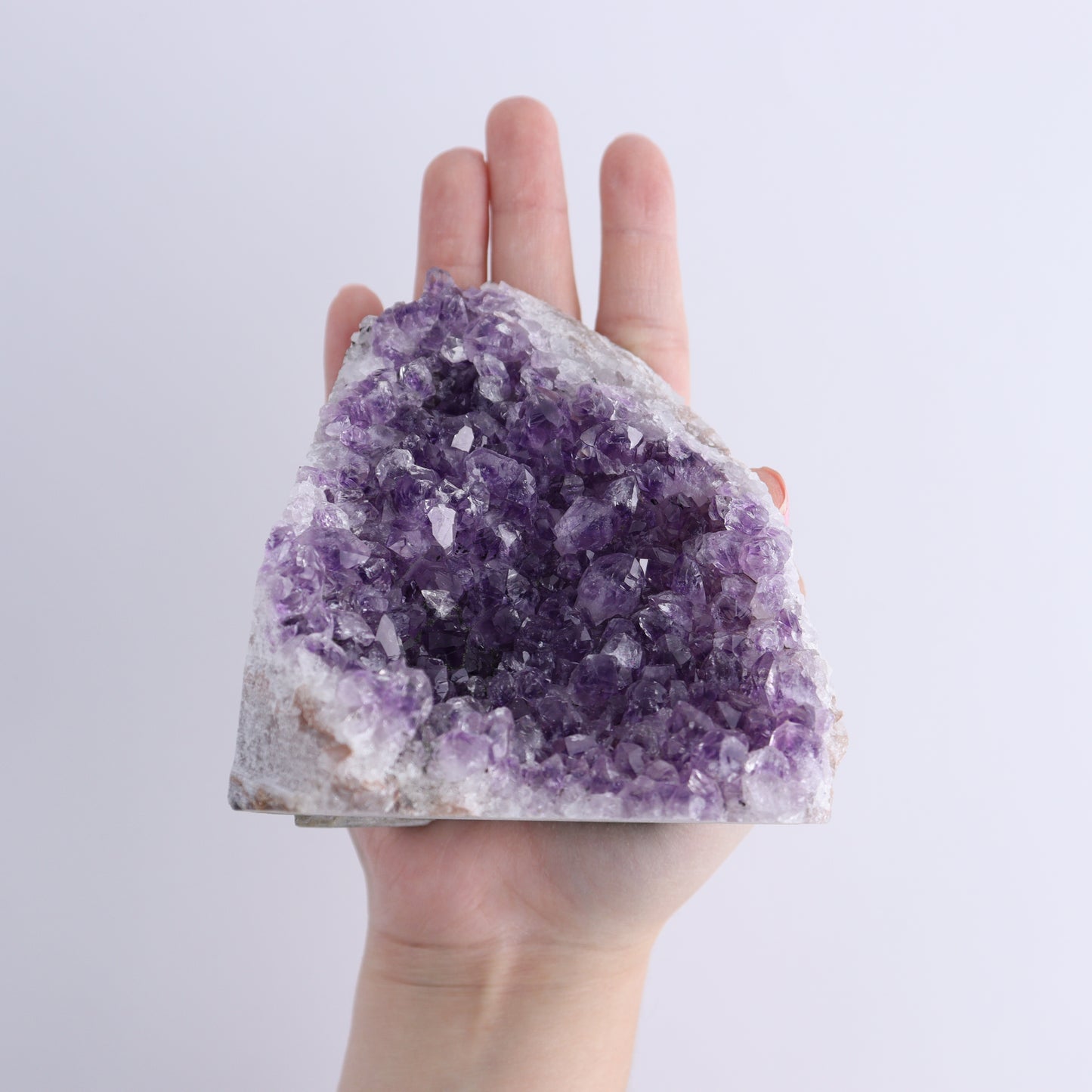 Uruguay Amethyst Cut Base Set of 4 - Expert Wholesale and Supplier of Wholesale Crystals & Bulk Gemstones, ["Amethyst","Cut Base","Uruguay"]