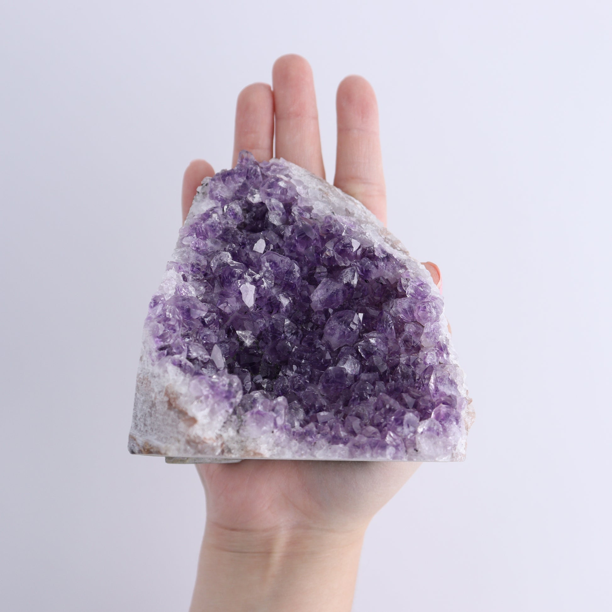 Uruguay Amethyst Cut Base Set of 4 - Expert Wholesale and Supplier of Wholesale Crystals & Bulk Gemstones, ["Amethyst","Cut Base","Uruguay"]