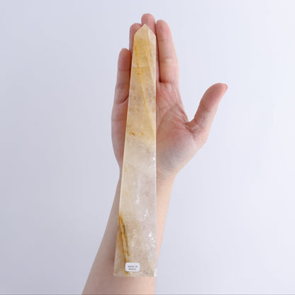 Golden Healer Obelisk Set of 3 - Expert Wholesale and Supplier of Wholesale Crystals & Bulk Gemstones, ["Brazil","Golden Healer","Obelisk"]