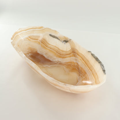 Onyx Canoe Bowl - Expert Wholesale and Supplier of Wholesale Crystals & Bulk Gemstones, ["Bowls","canoe","Mexico","onyx"]