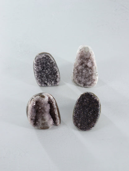 Amethyst Cut Base Set of 4 - Expert Wholesale and Supplier of Wholesale Crystals & Bulk Gemstones, []
