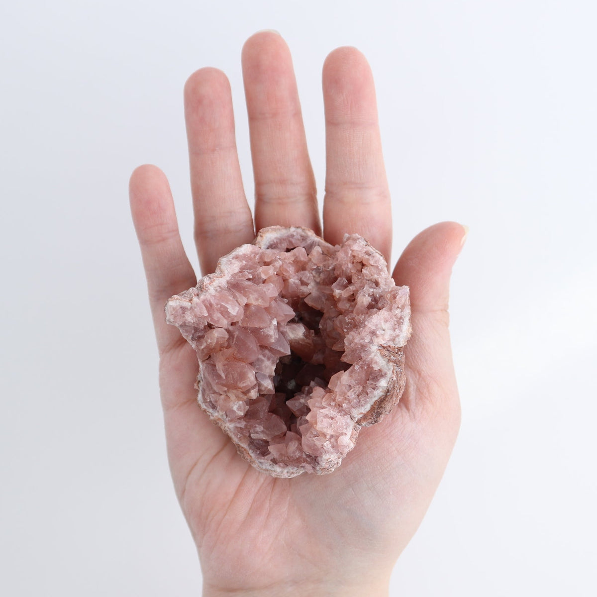 Pink Amethyst Geodes Set of 6