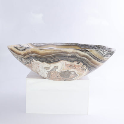 Mexican Onyx/Calcite Bowl - Expert Wholesale and Supplier of Wholesale Crystals & Bulk Gemstones, ["Bowls","Calcite","Mexico","onyx"]