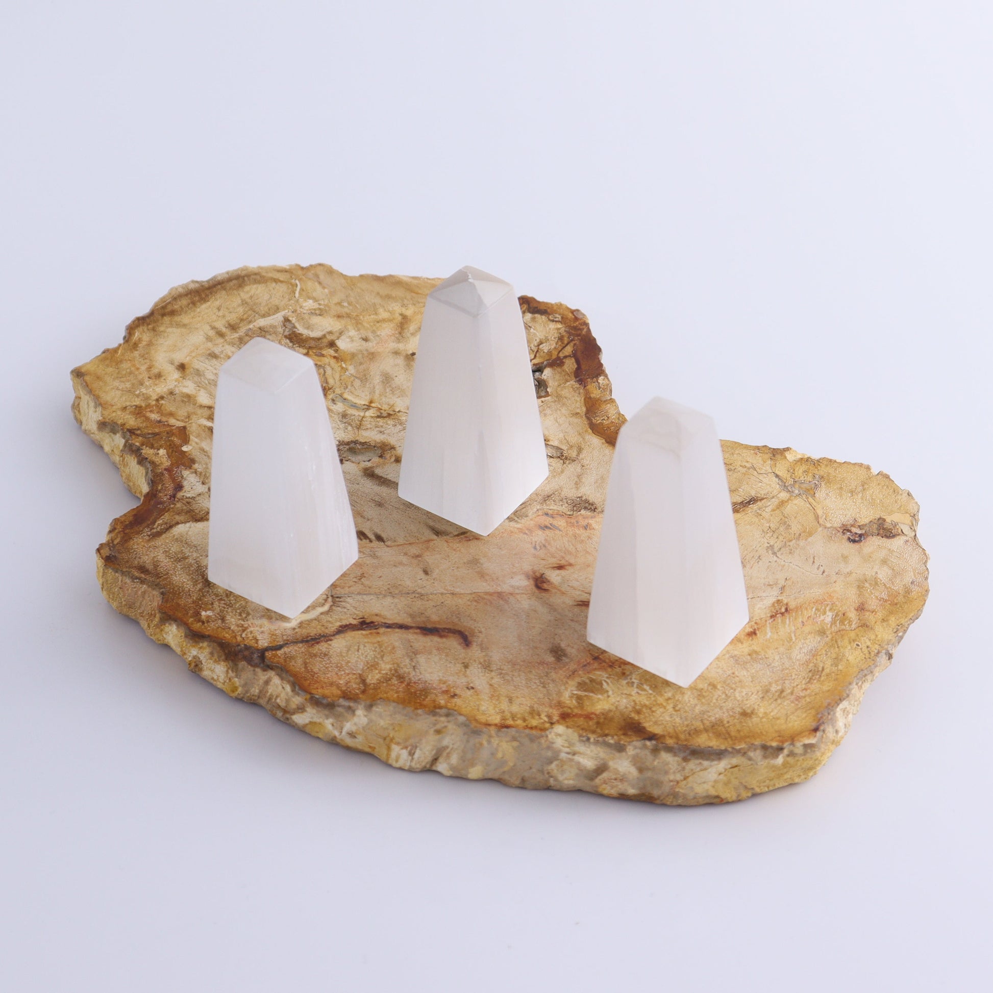 One Selenite (Satin Spar) Obelisk 6 cm - Expert Wholesale and Supplier of Wholesale Crystals & Bulk Gemstones, ["close_30","Morocco","Selenite","Towers"]