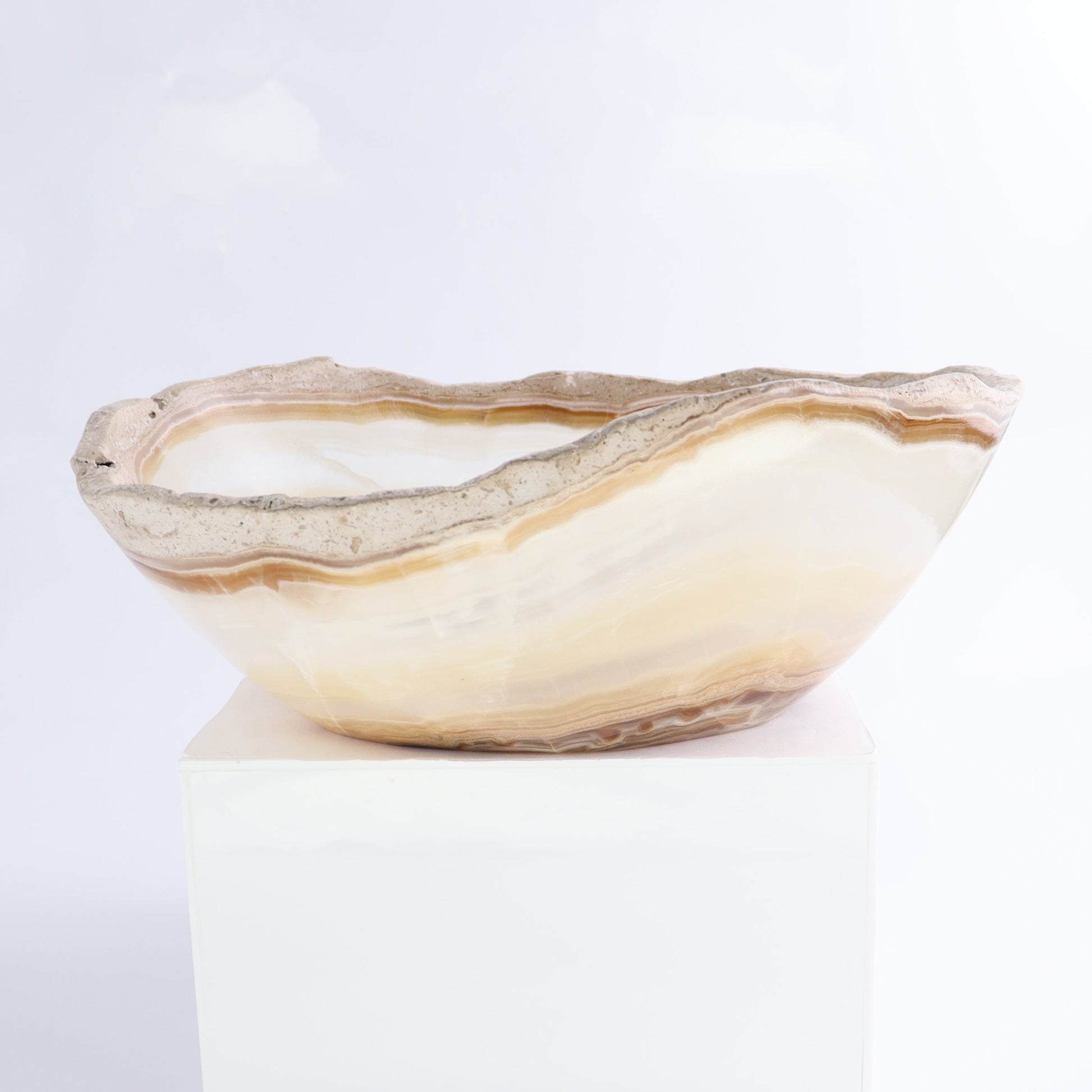 Mexican Onyx/Calcite Bowl - Expert Wholesale and Supplier of Wholesale Crystals & Bulk Gemstones, ["Bowls","Calcite","Mexico","onyx"]