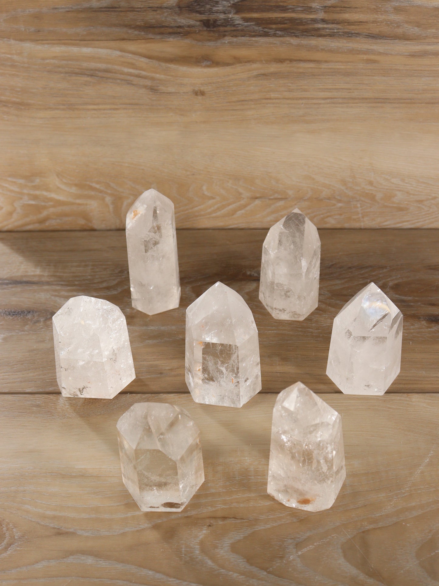 Quartz Towers Set of 7 - Expert Supplier of Wholesale Crystals & Bulk Gemstones