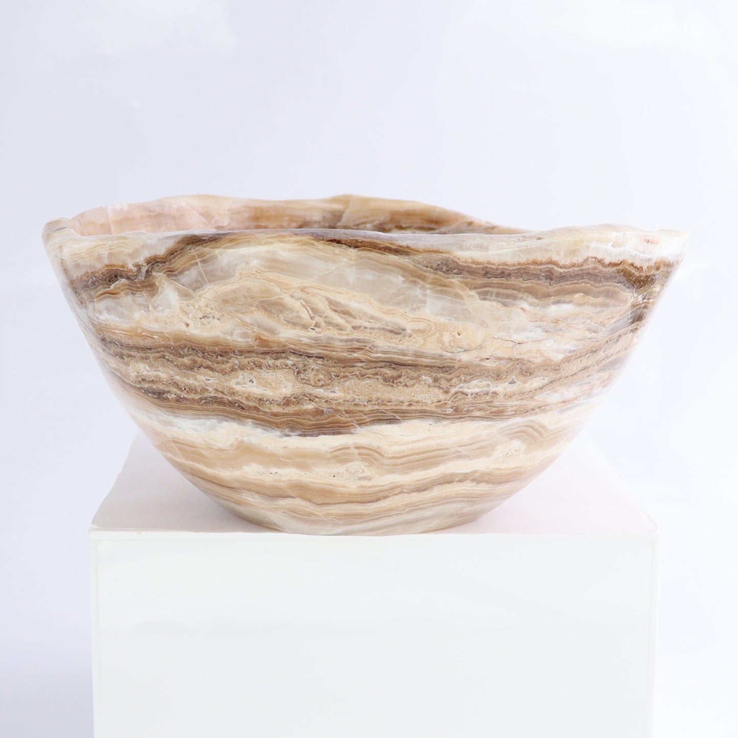 Mexican Onyx/Calcite Bowl - Expert Wholesale and Supplier of Wholesale Crystals & Bulk Gemstones, ["Bowls","Calcite","Mexico","onyx"]