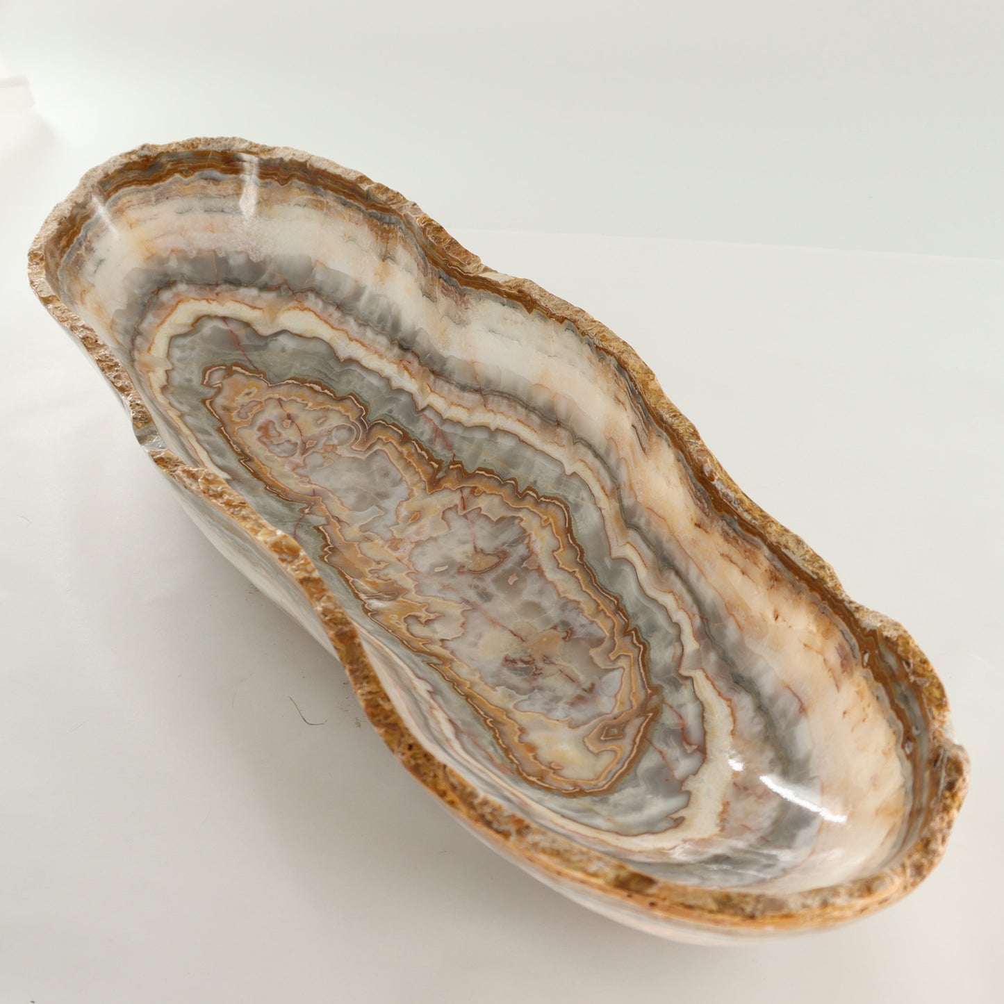 Onyx Canoe Bowl - Expert Wholesale and Supplier of Wholesale Crystals & Bulk Gemstones, ["Bowls","canoe","Mexico","onyx"]