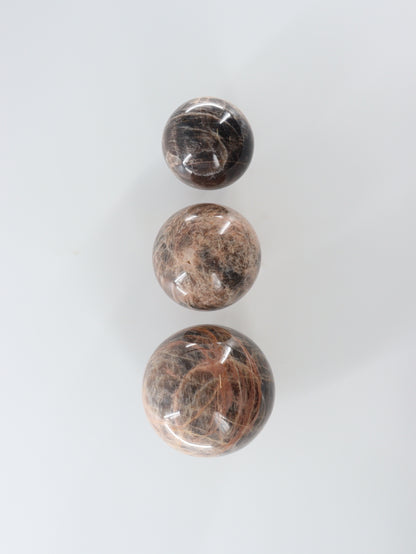 Black Moonstone Spheres Set of 3 - Expert Wholesale and Supplier of Wholesale Crystals & Bulk Gemstones, []
