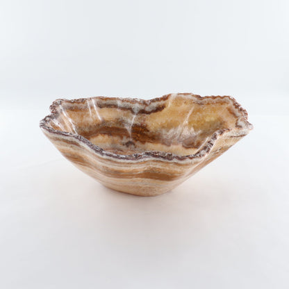 Mexican Onyx/Calcite Bowl 15"