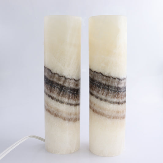 Onyx Lamps Set of 2 Blind - Expert Wholesale and Supplier of Wholesale Crystals & Bulk Gemstones, ["Lamps","Mexico","onyx"]