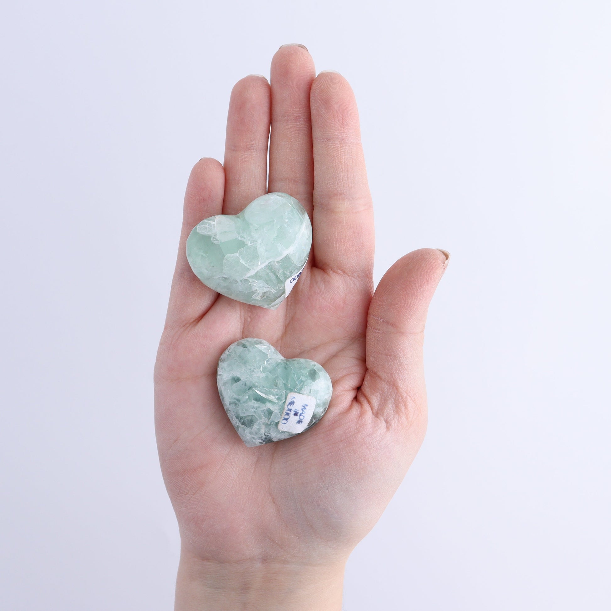 Fluorite Hearts Set of 7 - Expert Wholesale and Supplier of Wholesale Crystals & Bulk Gemstones, ["Fluorite","Hearts","Mexico"]